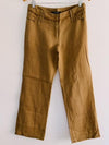 BASEMENT Pantalón bota recta en Ramio. Talla 8