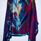PONCHO Tipo pañoleta estampado. Talla Única