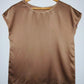BLUSA En tela satinada. Talla S