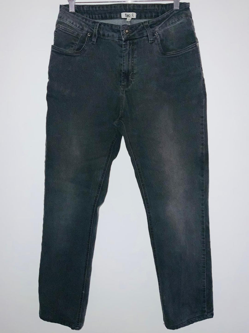 FACOL Jean cinco bolsillos gris para hombre . Talla 34