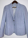 J.CREW Blazer 2 botones en lino para mujer. Talla 8