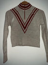 TRENDYOL Sweater cuello alto con cierre. Talla S