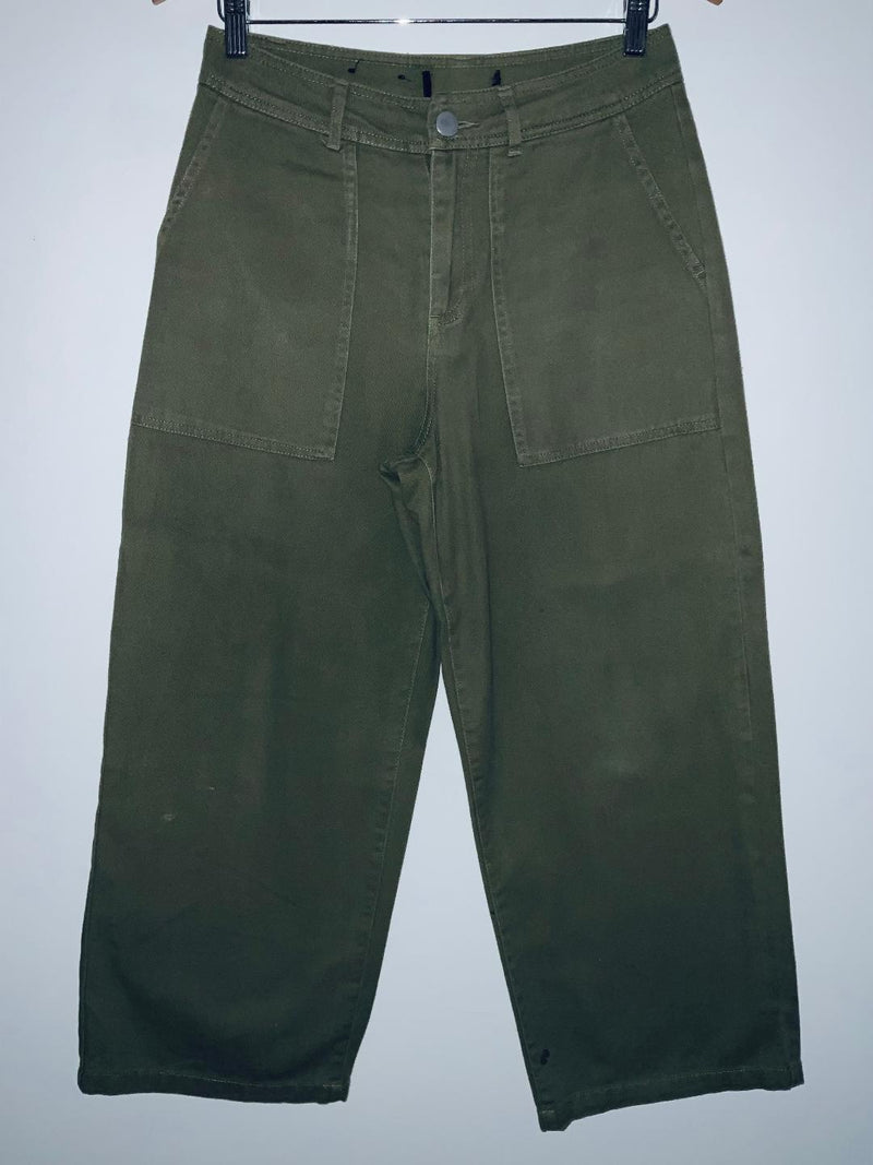 PANTALÓN culotte en dril. Talla M