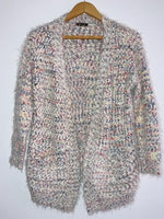 KOMODA Cardigan tejido efecto peludo. . Talla S