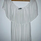 BASEMENT Blusa tipo campesina. Talla L