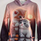 BUZO Estampado gatos. Talla XS*