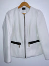 BOGA Chaqueta cuello redondo con contraste. Talla M