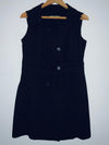 BESO DE COCO Chaleco cruzado con cortes. Talla L