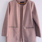 STRADIVARIUS Chaqueta abierta con cierres. Talla S