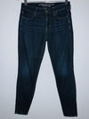 AMERICAN EAGLE Jean cinco bolsillos Skinny lavado oscuro. Talla 4 americana