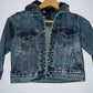 GAP KIDS Chaqueta en denim con capota. Talla XS ( 4/6 )