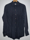 ARTURO CALLE Camisa de botones a cuadros en jaquard. Talla L