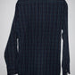 ARTURO CALLE Camisa de botones a cuadros en jaquard. Talla L
