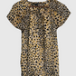 ANN TAYLOR Blusa mangas caídas estampada. Talla M