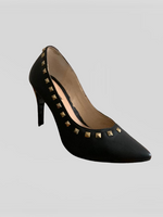 MUSSI Zapatos Stilettos con Taches. Talla 35