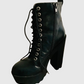 STEVE MADDEN Botines de plataforma con cordones. Talla 38,5 *Americana