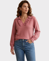 SHEIN Sweater con cuello plisado. Talla L