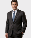 ARTURO CALLE Traje rayas 2 botones. Talla 43 ( XL/2XL )