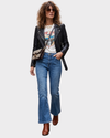 PULL&BEAR Jean cinco bolsillos bota flare. Talla 8
