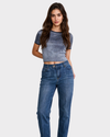CHICOS PLATINUM Jean cinco bolsillos. Talla 0*