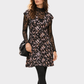 VESTIDO Corto estampado flores. Talla S