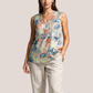 BLUSA Estampada con aplicación. Talla M*