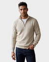 MANGO Buzo cuello alto con cremallera. Talla XL