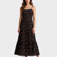 VESTIDO Largo estampado miniprint. Talla S/M*