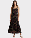 VESTIDO Largo estampado miniprint. Talla S/M*