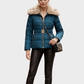 KENZO Chaqueta abullonada con cuello removible. Talla M