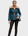 KENZO Chaqueta abullonada con cuello removible. Talla M