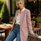 STRADIVARIUS Chaqueta abierta con cierres. Talla S