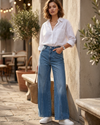 LOLA Jean Palazzo cinco bolsillos. Talla 6