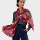 PASHMINA Estampada Mariposas. Talla Única
