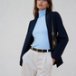 RAGGED Chaqueta con solapa abierta. Talla S