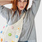 CARTERA ( NUEVA )  En crochet con aplicaciones. Talla Única
