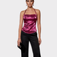 TOP Iridiscente con aplicaciones. Talla S/M*