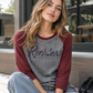 Y&R Camiseta manga ranglan estampada. Talla M