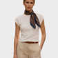 ZARA Camiseta en tela con textura. Talla S