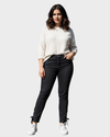MANGO Jean cinco bolsillos con ojetes en piernas. Talla 14