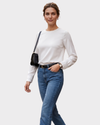 KOAJ Blusa cuello redondo para mujer. Talla 6 ( XS )