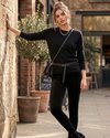 SOFT SURROUNDING Leggins efecto brillo. Talla XS