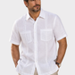 ARTURO CALLE Camisa guayabera en lino. Talla L