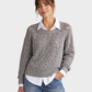 STUDIO F Sweater Tejido calado con lurex. Talla S