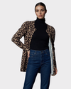 SHEIN Cárdigan en tela estampada animal print. Talla S