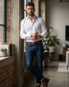 ZARA Camisa básica para hombre. Talla M