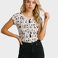 CRASH Camiseta en algodón estampada. Talla S