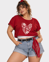 TENNIS Camiseta corta para mujer. Talla XL
