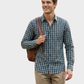 CALVIN KLEIN Camisa a cuadros para hombre. Talla S