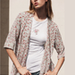 STOP Kimono corto estampado miniprint. Talla XS/S